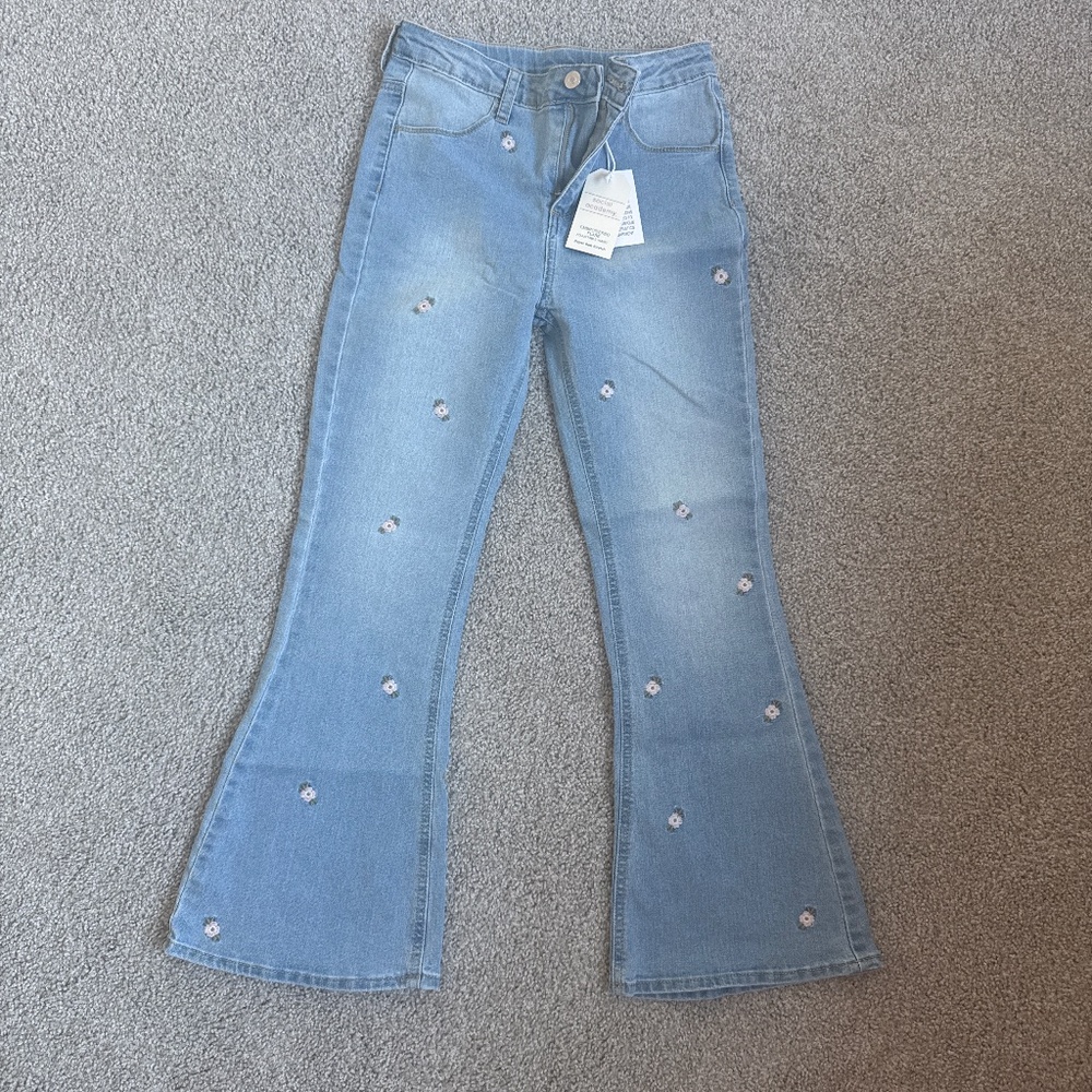 NEW Social Academy Embroidered Flare Jean